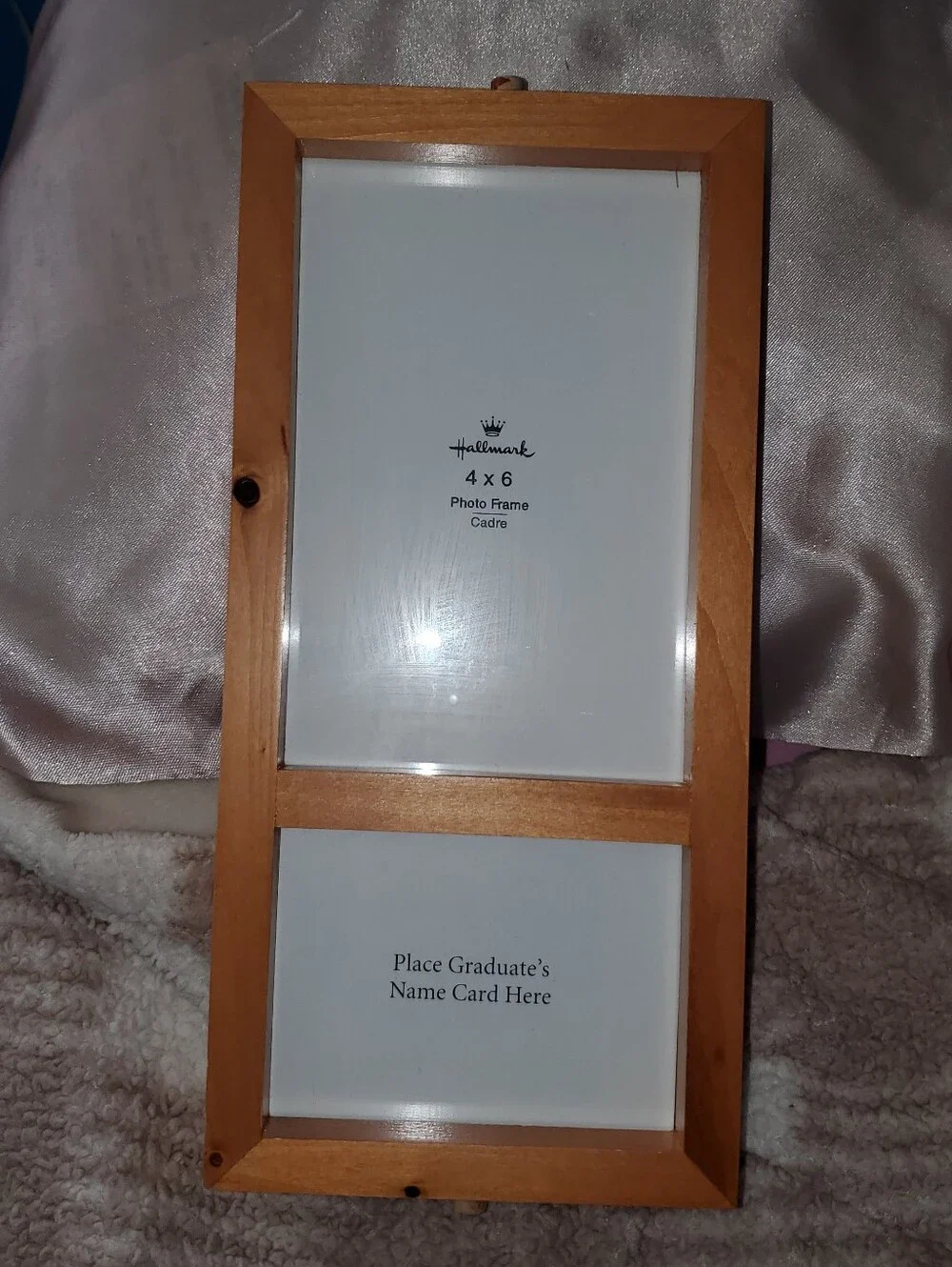 Hallmark Graduation Keepsake Photo, Tassel, and Name Card Wooden Frame